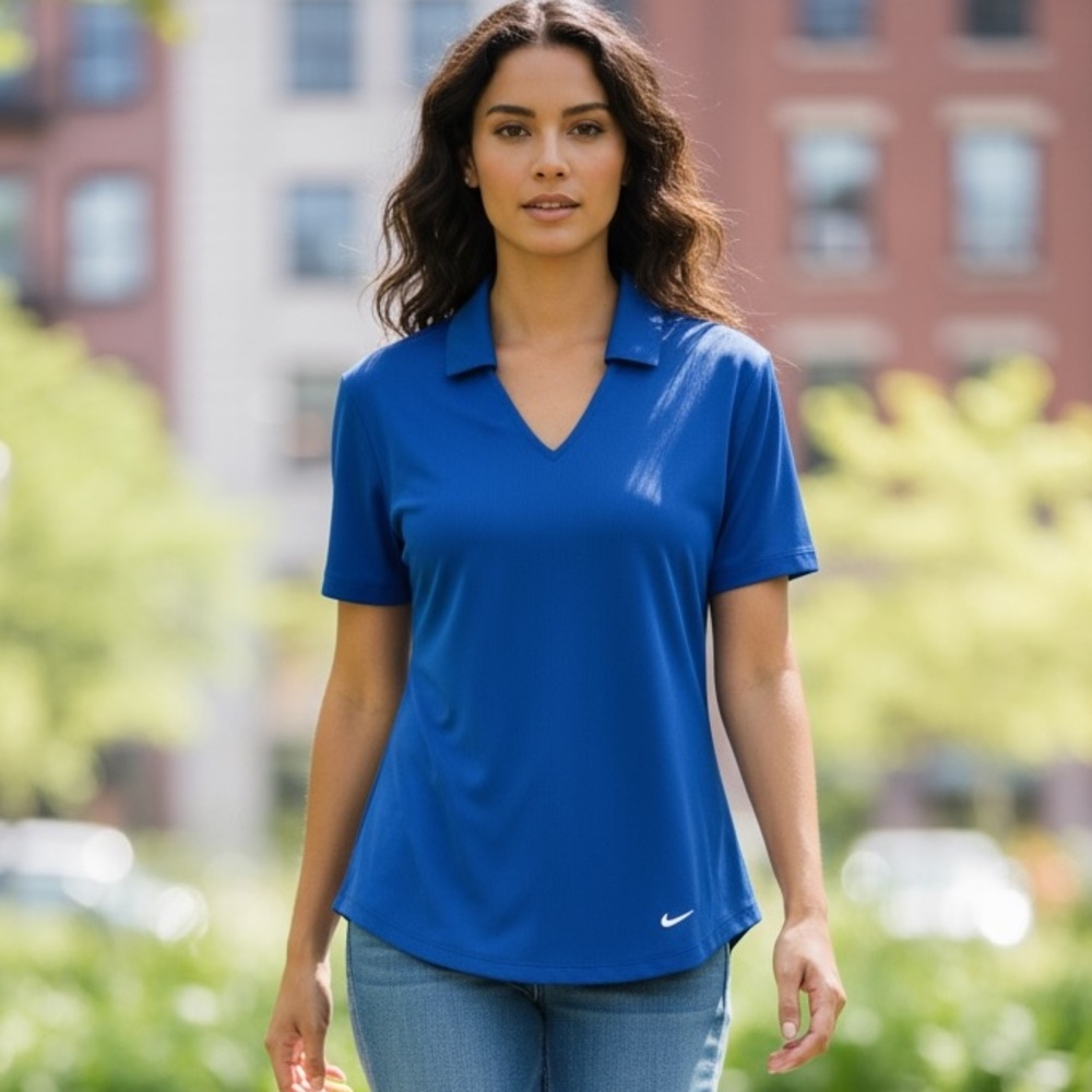 Nike Women's Short Sleeve Blue Tee size M NWT